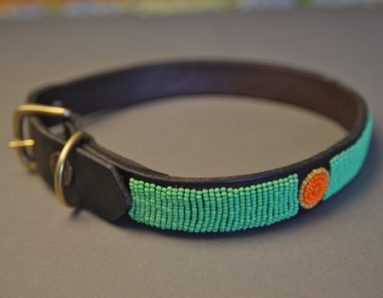 beaded dog collar